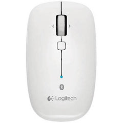 Logitech M557 Wireless Bluetooth Mouse (Pearl White)