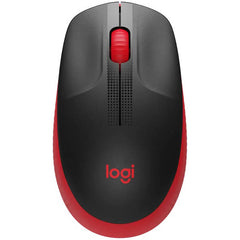 Logitech M190 Full-size Wireless Mouse (Red)
