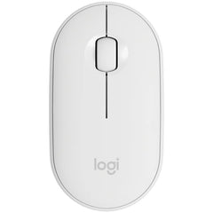 Logitech M350 Pebble Wireless / Bluetooth Mouse (Off-white)