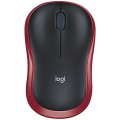 Logitech M185 Compact Wireless Mouse (Red)