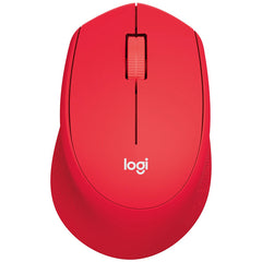 Logitech M331 Silent Plus Wireless Mouse (Red)