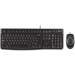 Logitech MK120 USB Corded Keyboard + Mouse Combo