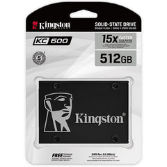 Kingston KC600 2.5" SATA SSD 512GB