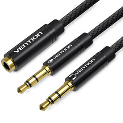 Vention BBL Audio & Mic Splitter 3.5mm 1 Female to 2 Male (30cm)