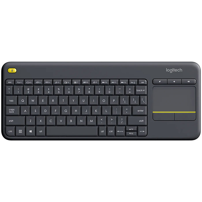 Logitech K400 Plus Wireless Touch Keyboard (Black)